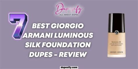 giorgio armani luminous silk number 3 dupe